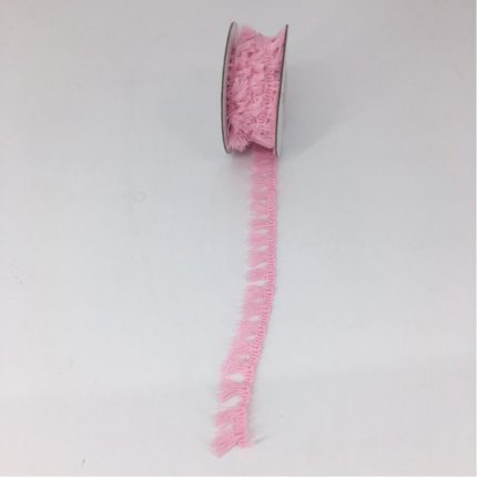 Τρέσα με Φουντάκια Ροζ 2cm x 10Υ, Α159