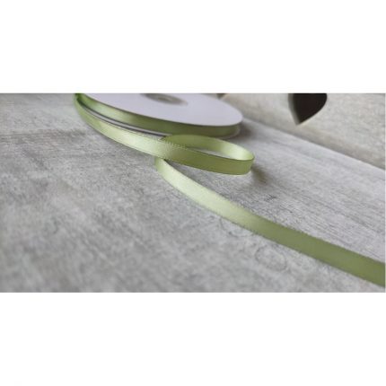 Κορδέλα Σατέν Πράσινη Λαδί 6mm x 50Υ, Α163ΠΡ