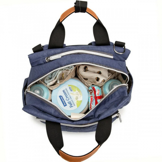 Τσάντα Πλάτης Μωρού Γκρι με USB B-165 Fiko