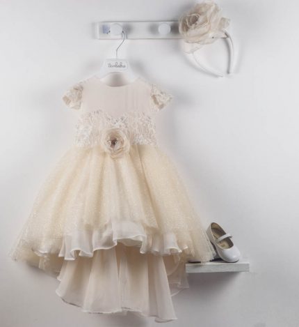 Βαπτιστικό φορεματάκι για κορίτσι Aria 9548, Bambolino