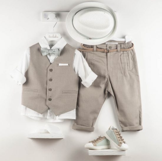 Βαπτιστικό κοστουμάκι για αγόρι Armando 9717, Bambolino