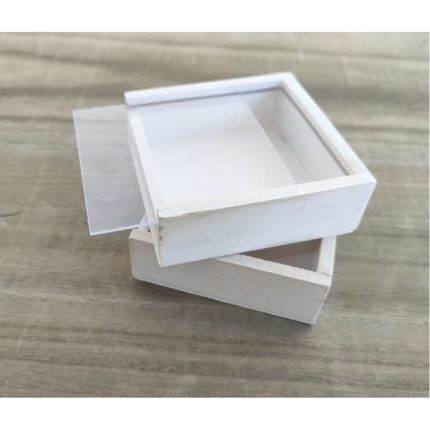 Ντεκαπέ Τετράγωνο Κουτί με Plexiglass Καπάκι | Β56Λ