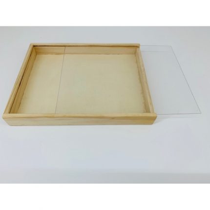 Ξύλινο Κουτί με Plexiglass Καπάκι | Β59