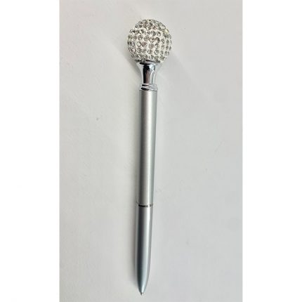 Στυλό Ασημί με Διαμάντι 14,5x2cm | Β95
