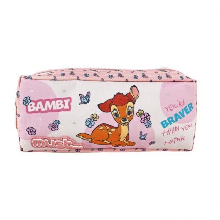 Σχολική Κασετίνα Βαρελάκι Disney Bambi Must (20x6x9εκ) 5205698555558