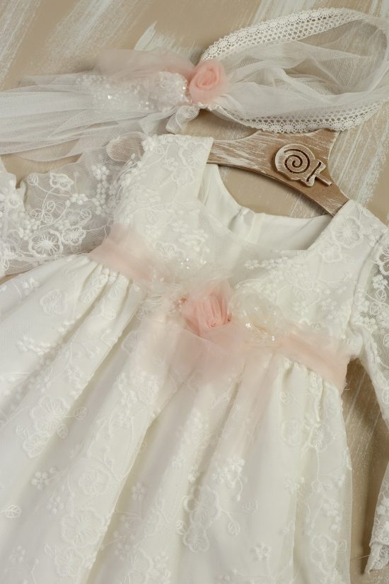Βαπτιστικό φορεματάκι για κορίτσι Φ-472, Lollipop