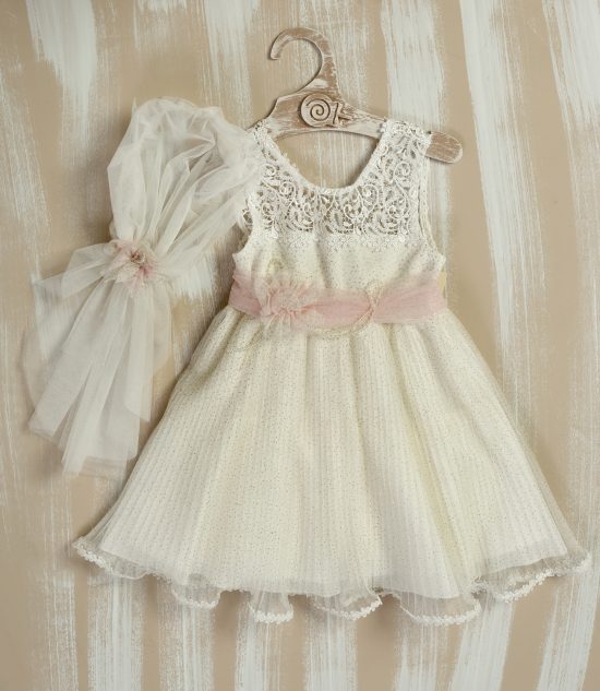 Βαπτιστικό φορεματάκι για κορίτσι Φ-456, Lollipop