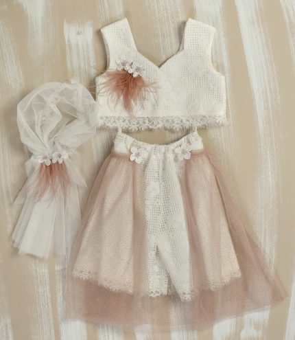 Βαπτιστικό φορεματάκι για κορίτσι Φ-459, Lollipop