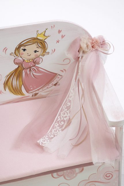 Σετ Βάπτισης για κορίτσι Fairytale Princess Bench ΣΚΒ-2124, Bellissimo