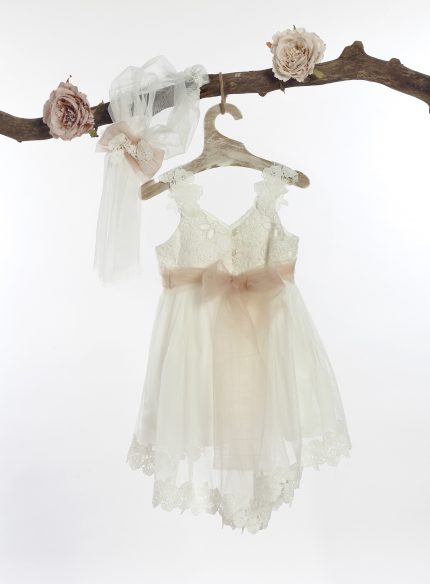 Βαπτιστικό φορεματάκι για κορίτσι Λευκό Φ-580, Lollipop
