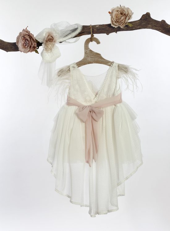 Βαπτιστικό φορεματάκι για κορίτσι Λευκό Φ-585, Lollipop