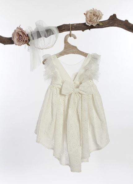 Βαπτιστικό φορεματάκι για κορίτσι Ιβουάρ Φ-590, Lollipop
