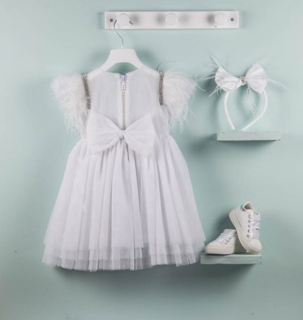 Βαπτιστικό φορεματάκι για κορίτσι Belinda 9525, Bambolino