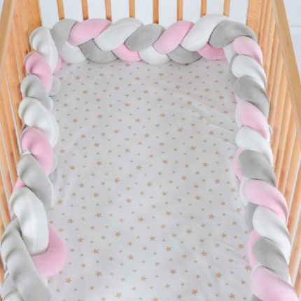 Cangaroo Πάντα Κρεβατιού Πλεξούδα Braidy Pink 220x13 cm 3800146267926