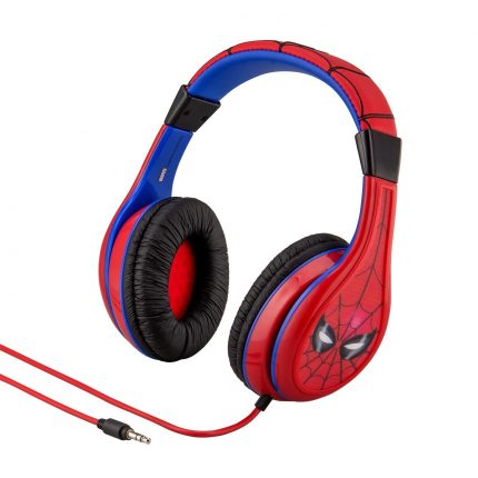 Spiderman Ενσύρματα Ακουστικά με Ασφαλή Μέγιστη Ένταση (Μπλε/Κόκκινο) 3+ - eKids