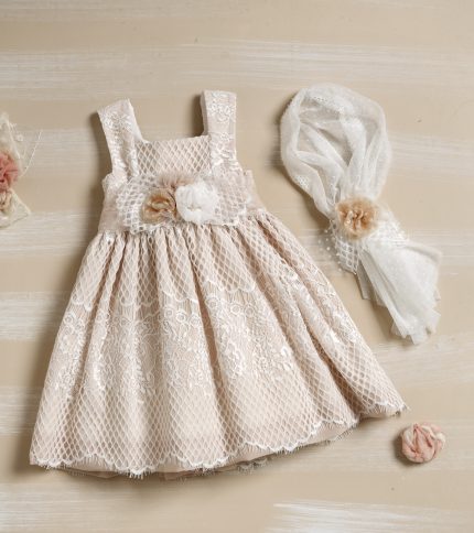 Βαπτιστικό φορεματάκι για κορίτσι Φ-303, Lollipop