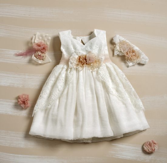 Βαπτιστικό φορεματάκι για κορίτσι Φ-308, Lollipop