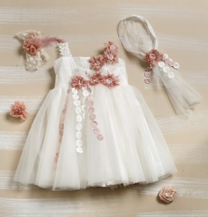 Βαπτιστικό φορεματάκι για κορίτσι Φ-320, Lollipop
