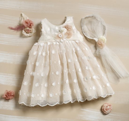 Βαπτιστικό φορεματάκι για κορίτσι Φ-321, Lollipop