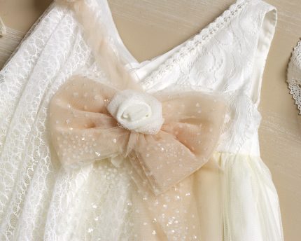 Βαπτιστικό φορεματάκι για κορίτσι Φ-322, Lollipop
