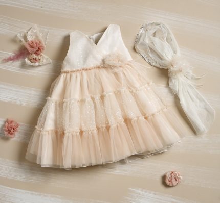 Βαπτιστικό φορεματάκι για κορίτσι Φ-324, Lollipop