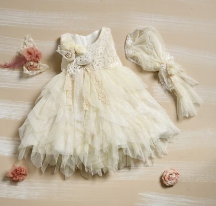 Βαπτιστικό φορεματάκι για κορίτσι Φ-325, Lollipop