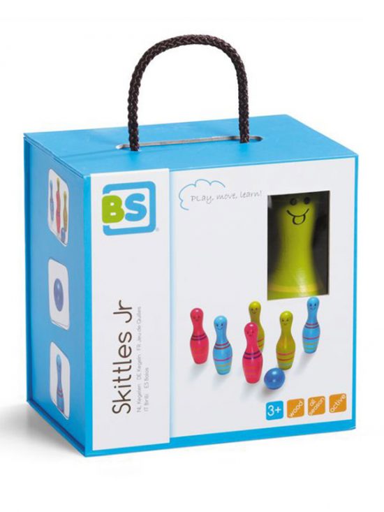 Skittles Jr – Ξύλινο bowling για παιδιά - BS Toys