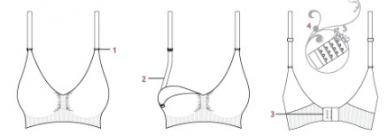 Σουτιέν Θηλασμού χωρίς Ραφές / Seamless Nursing Bra Μαύρο - Carriwell