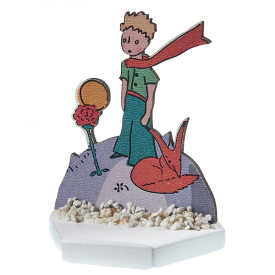 Βραχάκι με Ξύλινο Διακοσμητικό Μικρός Πρίγκιππας, 8cm - Κ356