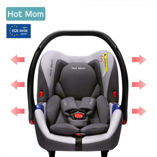 Πολυκαρότσι Μωρού 2 σε 1 Hot Mom Κ-200 Μαύρο (6 Άτοκες Δόσεις)