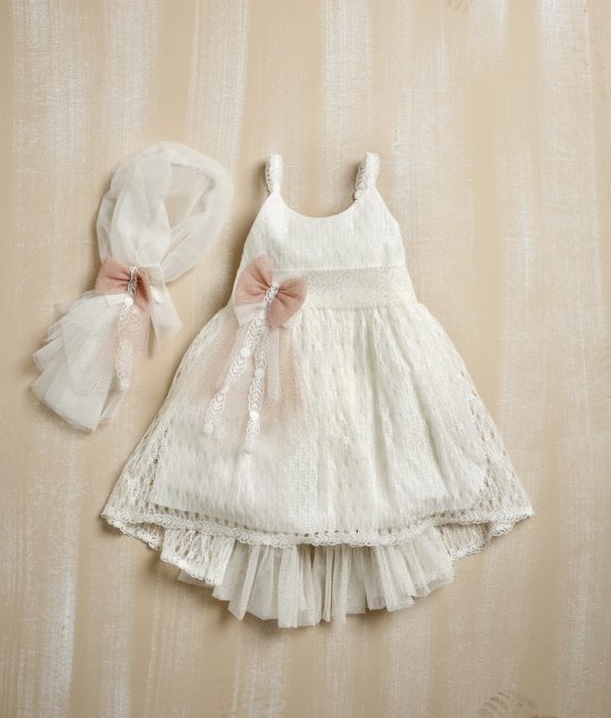 Βαπτιστικό φορεματάκι για κορίτσι Φ-407, Lollipop