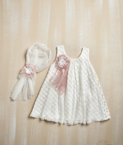 Βαπτιστικό φορεματάκι για κορίτσι Φ-415, Lollipop