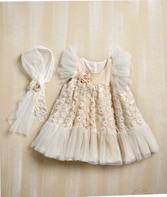 Βαπτιστικό φορεματάκι για κορίτσι Φ-425, Lollipop