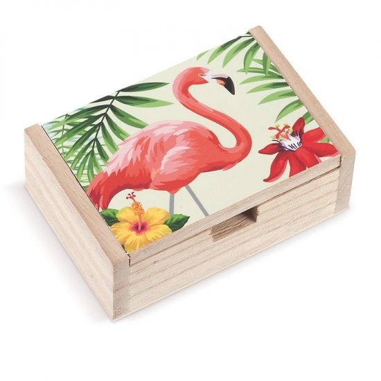 Ξύλινο Κουτί Flamingo ΛΝ915 (10,5x7x4cm)