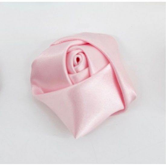 Ροζ Λουλούδι Φουσκωτό Σατέν 4cm Συσκευασία 50τμχ | Λ19Ρ
