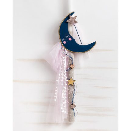 Λαμπάδα Βάπτισης Fairy On The Moon ΖΛ423/ Παρίσης (90cm)