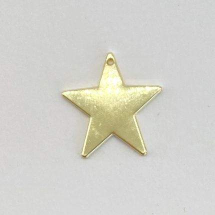 Χρυσό Αστέρι Κρεμαστό Μεταλλικό συσκευασία 50τμχ | Μ130 ( 3cm x 2,9cm )