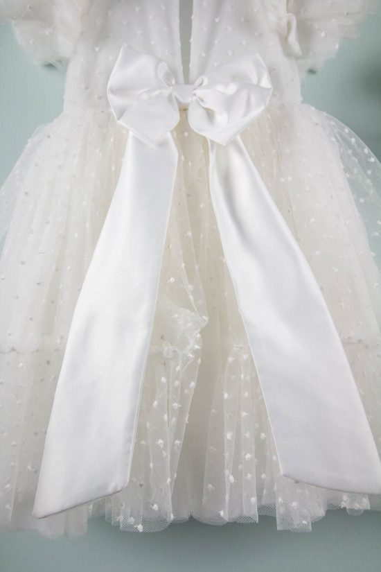 Βαπτιστικό φορεματάκι για κορίτσι Melani 9534, Bambolino