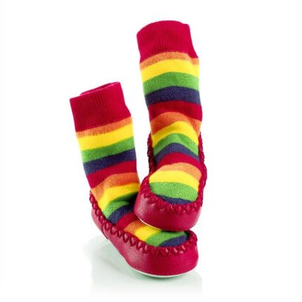 Rainbow Mocc Ons - Sock Ons