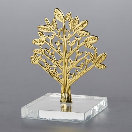 Δέντρο Ζωής Μεταλλικό σε Plexi Glass (8 × 6 cm) - NU1903