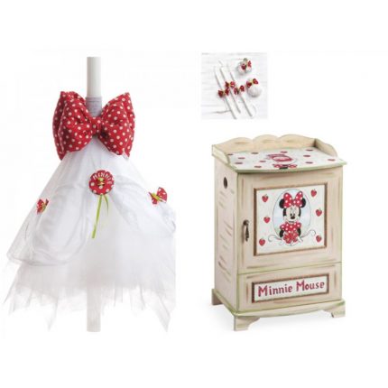 Σετ βάπτισης Disney Minnie Mouse Ν135, Παρίσης