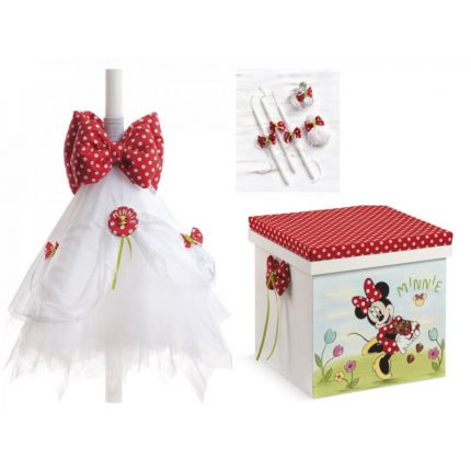 Σετ βάπτισης Disney Minnie Mouse Ν138, Παρίσης