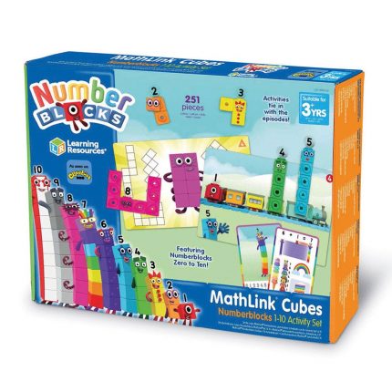 MathLink Cubes Numberblocks 1-10 Activity Set 900949 3+ - Learning Resources
