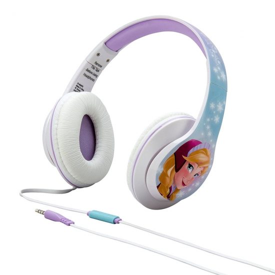 Frozen Ενσύρματα Ακουστικά με Ενσωματωμένο Μικρόφωνο (Λευκό/Γαλάζιο/Μωβ) 3+ - eKids
