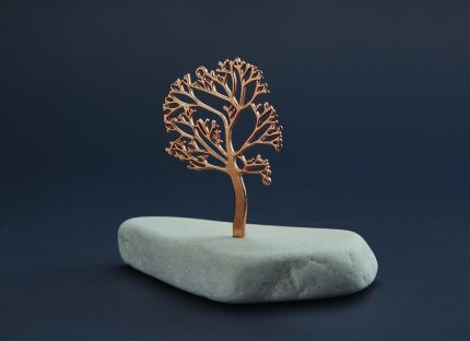 Nuova Vita Φυσική Πέτρα με Δέντρο της Ζωής (4,5x6cm)- 1742