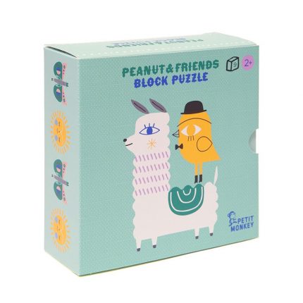 Peanut & Friends Παζλ με Κύβους 9τμχ 2+ - Petit Monkey