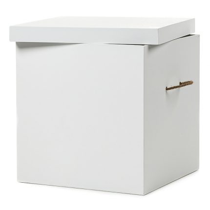 Μπαούλο - Κουτί Βάπτισης Λευκό (44x34x26cm) - ΠΡ 346
