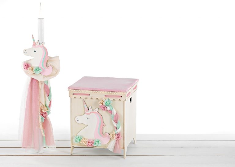 Σετ βάπτισης για κορίτσι με θέμα Unicorn ΣΚΒ-320, Bellissimo