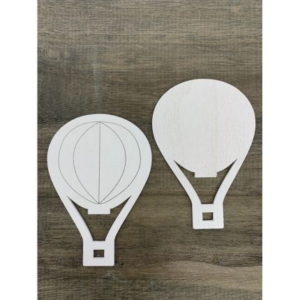 Ξύλινο Αερόστατο (και για τα κάδρα ευχών) 4τμχ | ΤΡ66