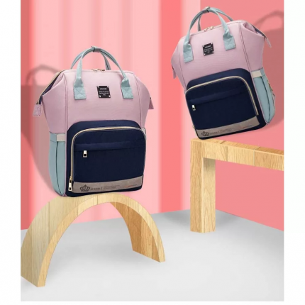 Τσάντα Πλάτης Μωρού LEQUEEN Μέντα Κόκκινο Γκρι B-251 Fiko